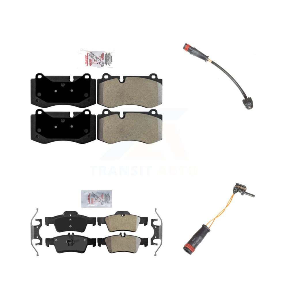 AmeriBRAKES - KNW-100063 - Front and Rear Disc Brake Pad Kits image 1