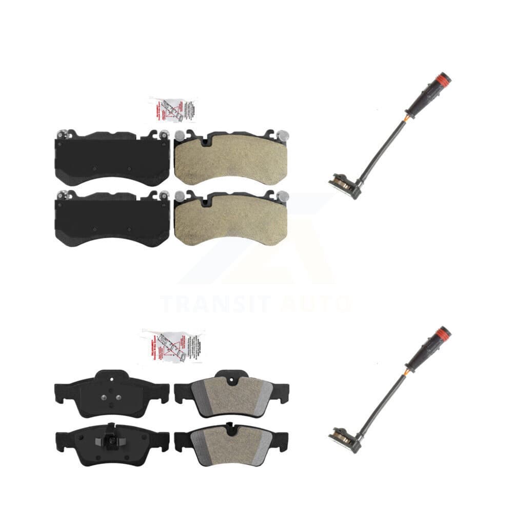 AmeriBRAKES - KNW-100066 - Front and Rear Disc Brake Pad Kits image 1