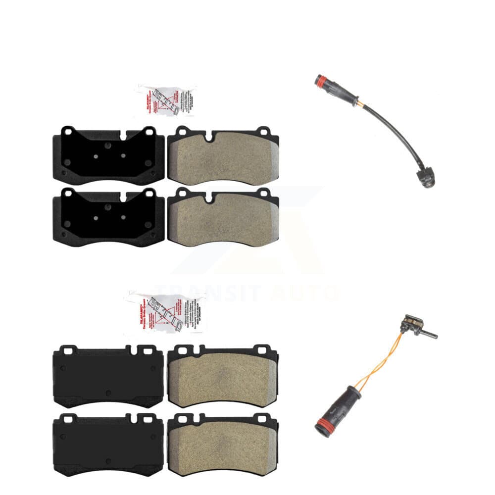 AmeriBRAKES - KNW-100071 - Front and Rear Disc Brake Pad Kits image 1