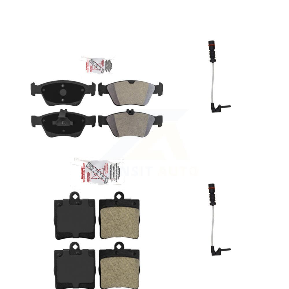 AmeriBRAKES - KNW-100074 - Front and Rear Disc Brake Pad Kits image 1
