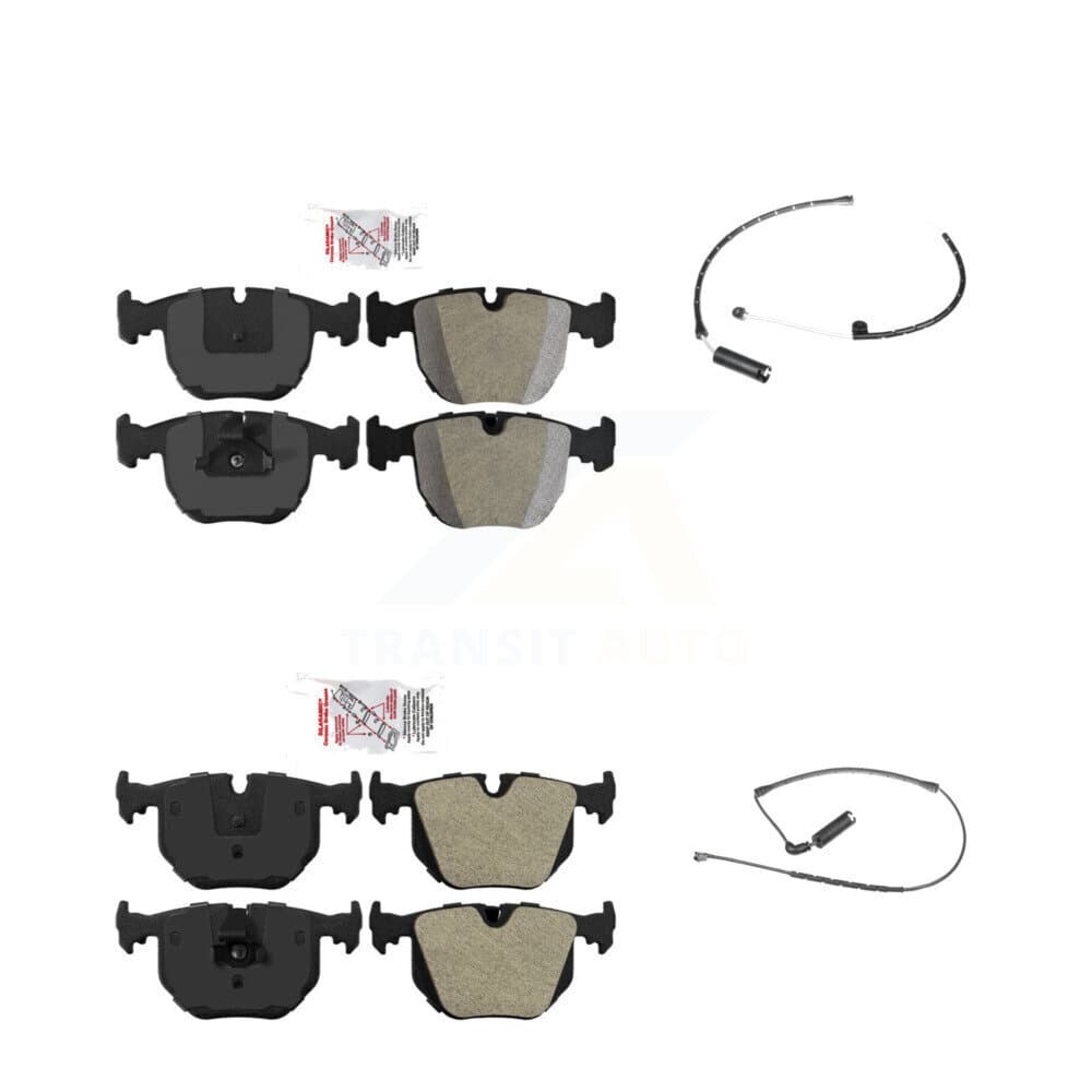 AmeriBRAKES - KNW-100079 - Front and Rear Disc Brake Pad Kits image 1
