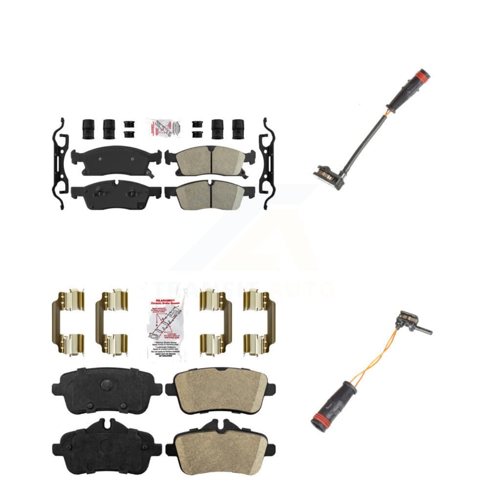 AmeriBRAKES - KNW-100080 - Front and Rear Disc Brake Pad Kits image 1