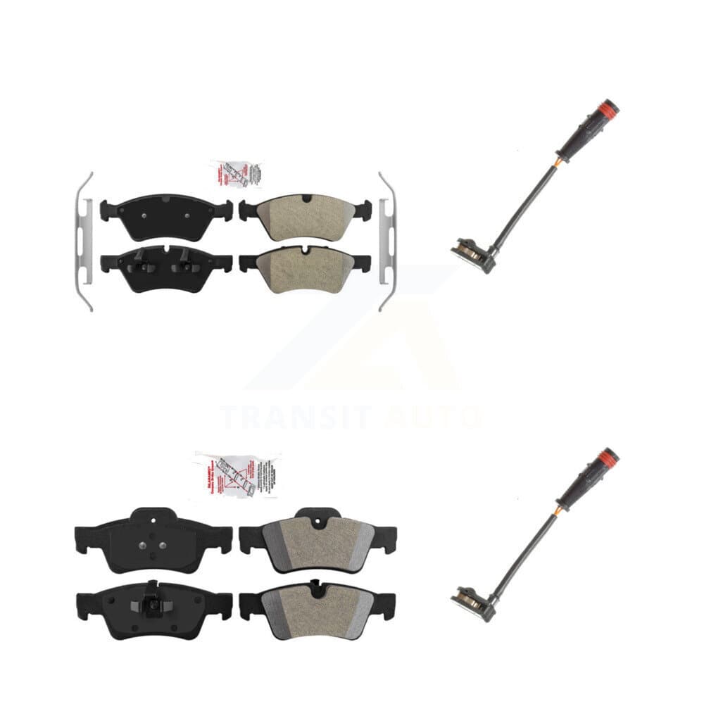 AmeriBRAKES - KNW-100082 - Front and Rear Disc Brake Pad Kits image 1