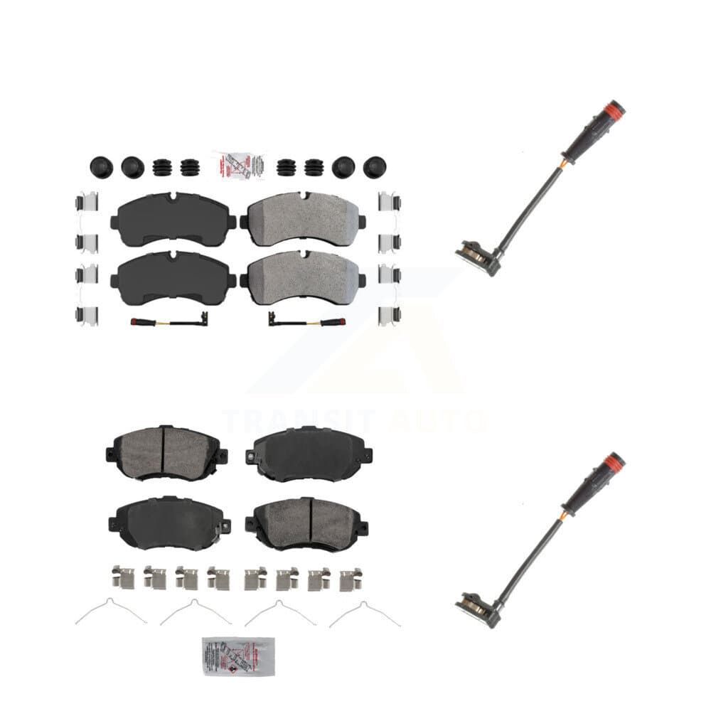 AmeriBRAKES - KNW-100083 - Front and Rear Disc Brake Pad Kits image 1