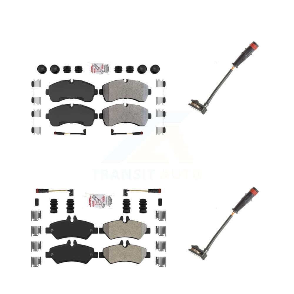 AmeriBRAKES - KNW-100088 - Front and Rear Disc Brake Pad Kits image 1