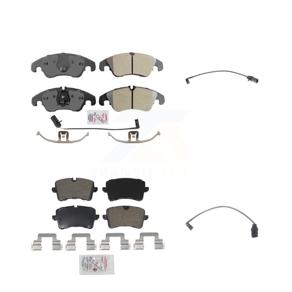 AmeriBRAKES - KNW-100090 - Front and Rear Disc Brake Pad Kits image 1