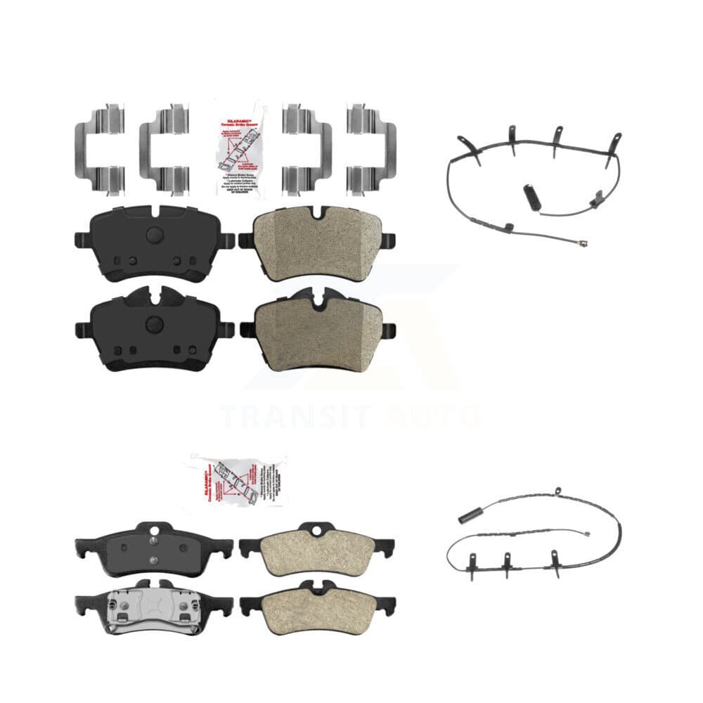 AmeriBRAKES - KNW-100092 - Front and Rear Disc Brake Pad Kits image 1