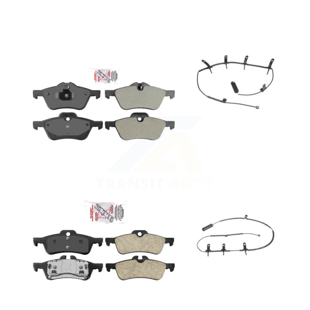 AmeriBRAKES - KNW-100093 - Front and Rear Disc Brake Pad Kits image 1