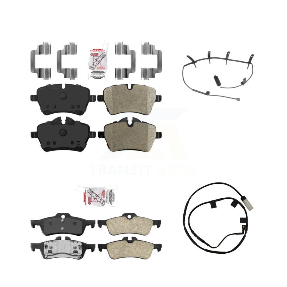 AmeriBRAKES - KNW-100094 - Front and Rear Disc Brake Pad Kits image 1