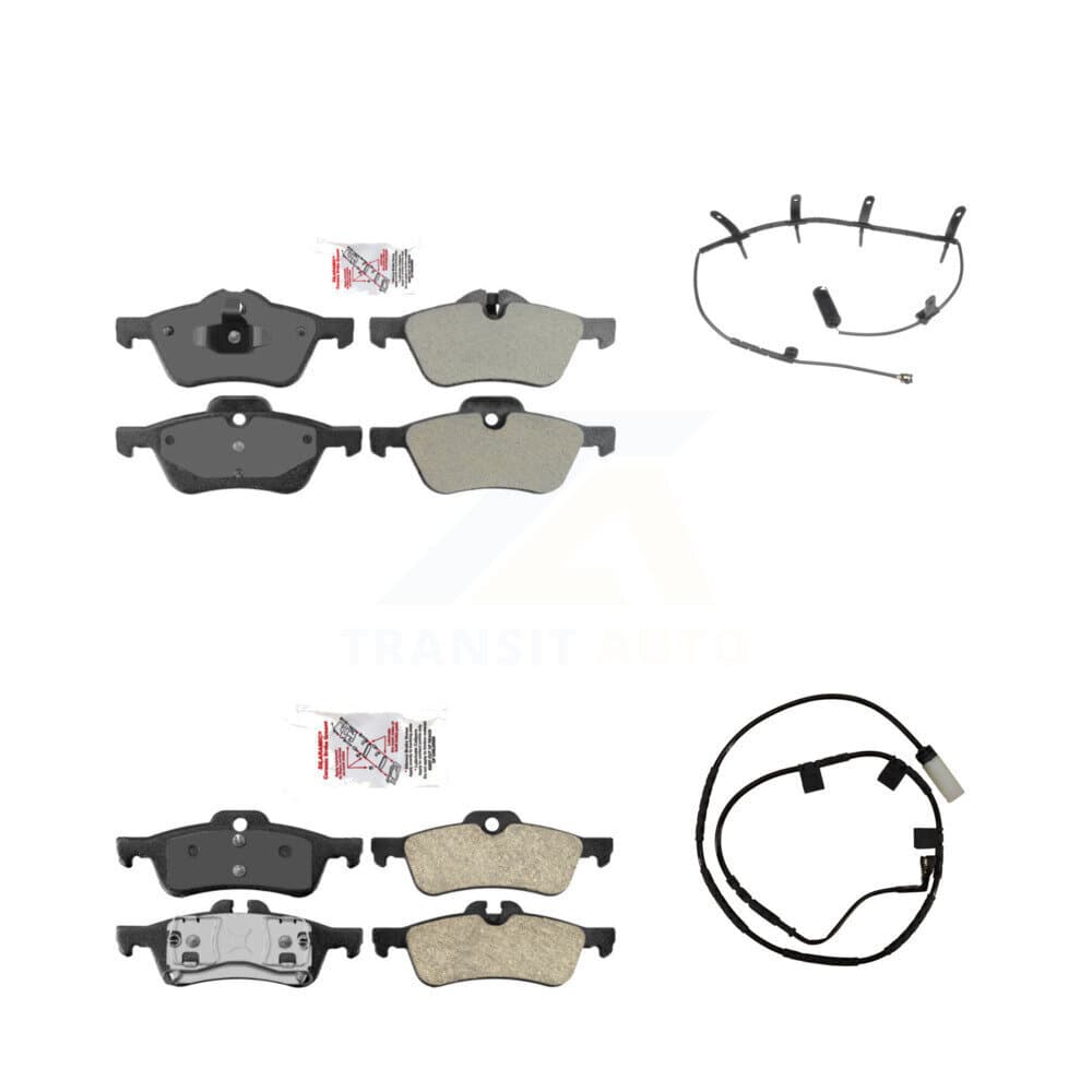 AmeriBRAKES - KNW-100095 - Front and Rear Disc Brake Pad Kits image 1