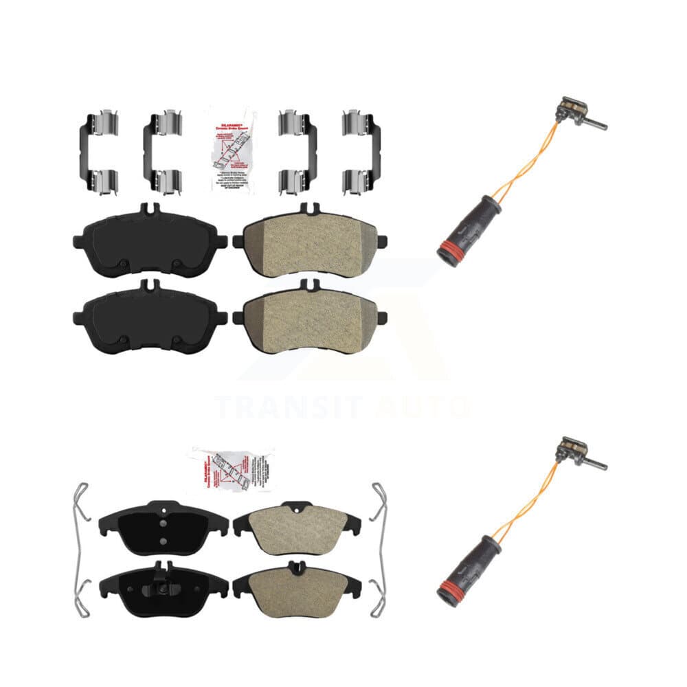 AmeriBRAKES - KNW-100117 - Front and Rear Disc Brake Pad Kits image 1