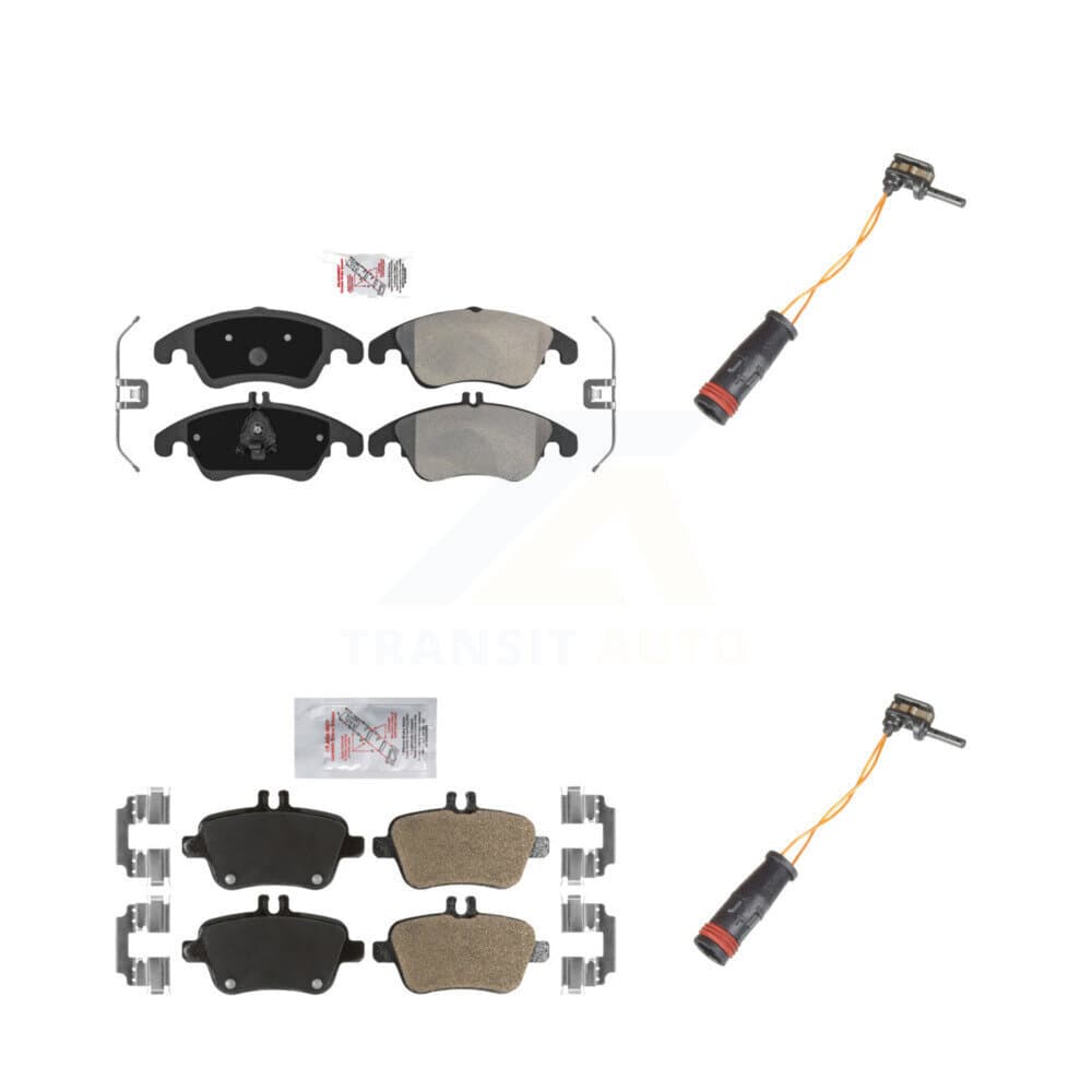 AmeriBRAKES - KNW-100119 - Front and Rear Disc Brake Pad Kits image 1