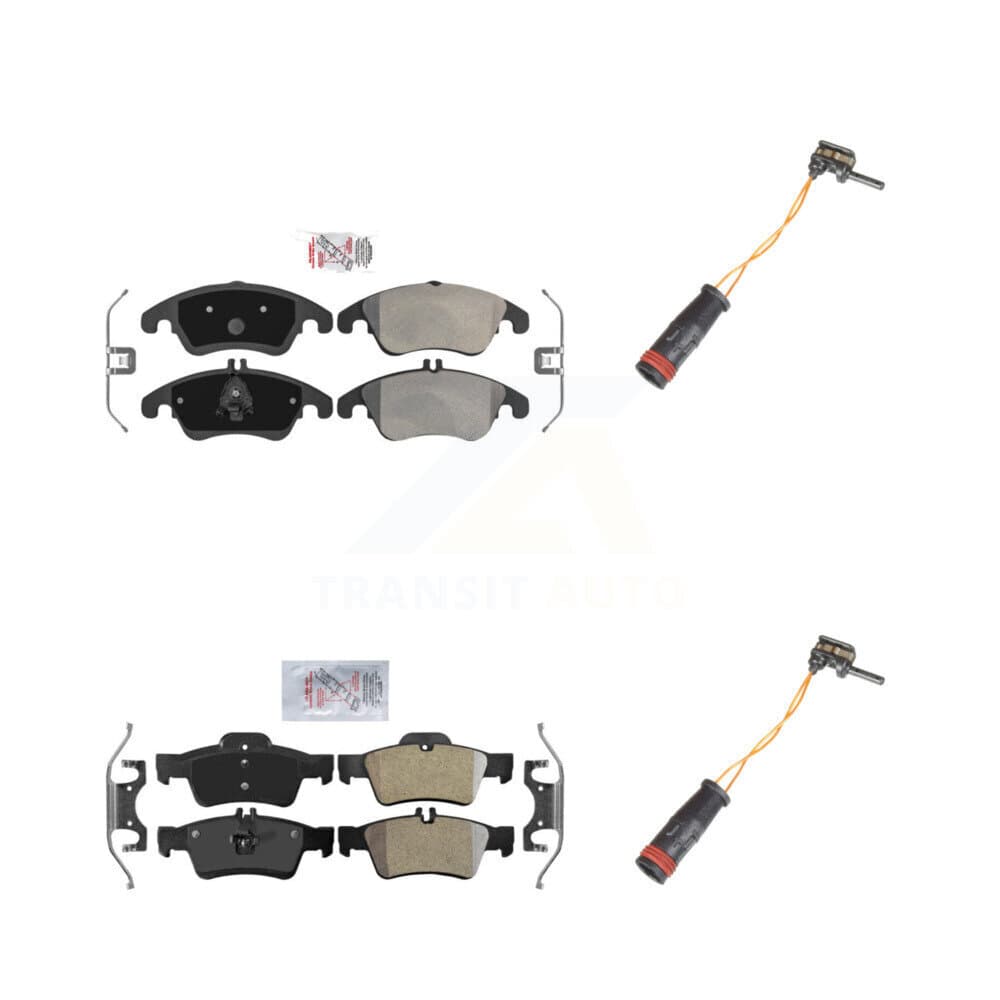 AmeriBRAKES - KNW-100120 - Front and Rear Disc Brake Pad Kits image 1