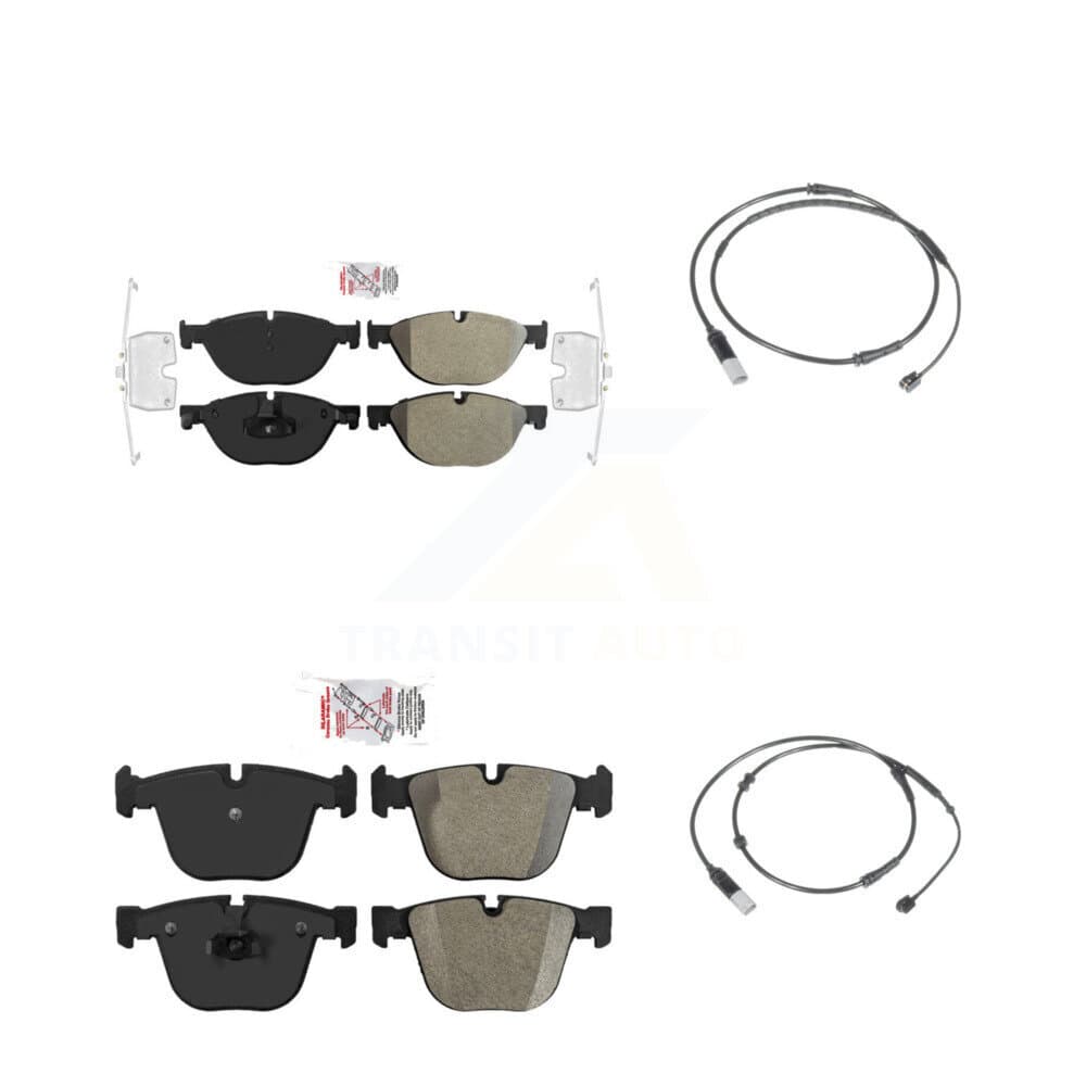 AmeriBRAKES - KNW-100130 - Front and Rear Disc Brake Pad Kits image 1