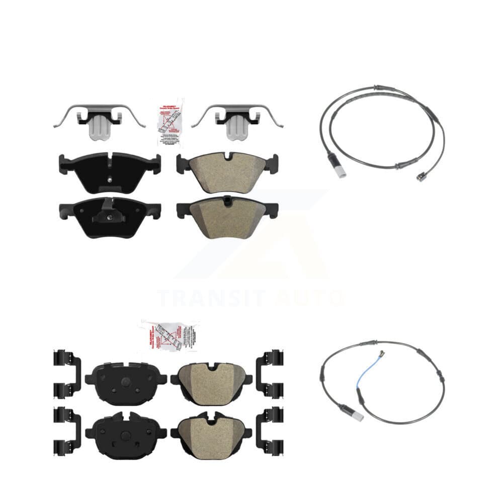 AmeriBRAKES - KNW-100133 - Front and Rear Disc Brake Pad Kits image 1