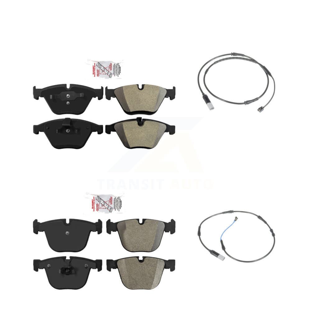 AmeriBRAKES - KNW-100134 - Front and Rear Disc Brake Pad Kits image 1