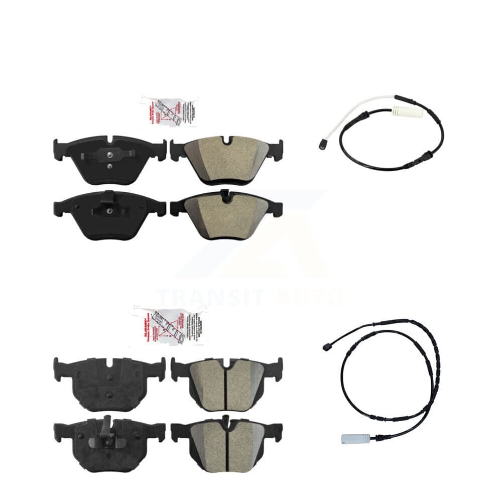 AmeriBRAKES - KNW-100136 - Front and Rear Disc Brake Pad Kits image 1