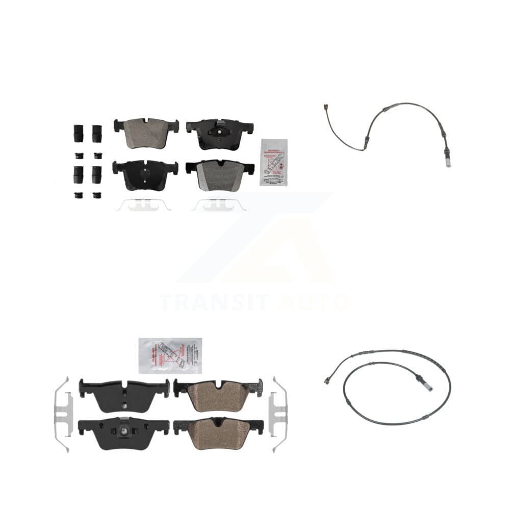 AmeriBRAKES - KNW-100138 - Front and Rear Disc Brake Pad Kits image 1