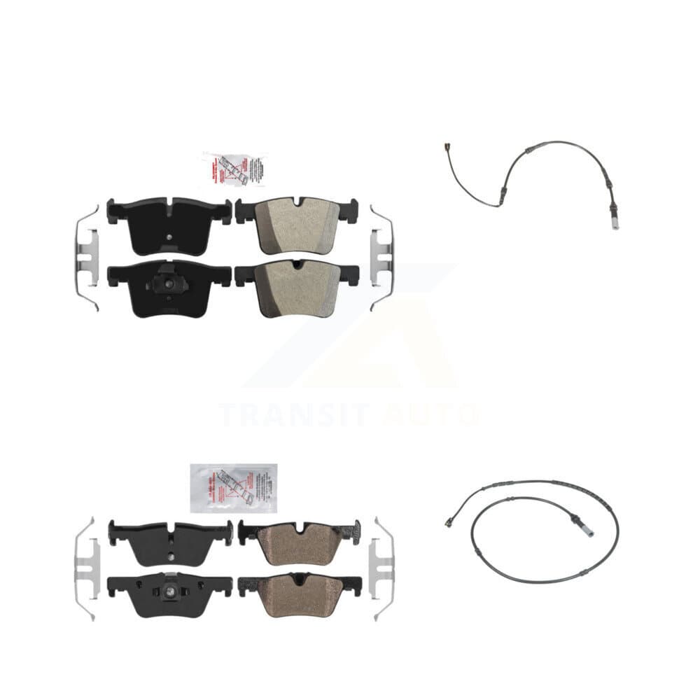 AmeriBRAKES - KNW-100139 - Front and Rear Disc Brake Pad Kits image 1