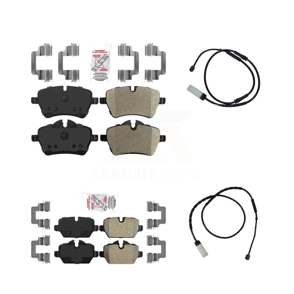 AmeriBRAKES - KNW-100141 - Front and Rear Disc Brake Pad Kits image 1
