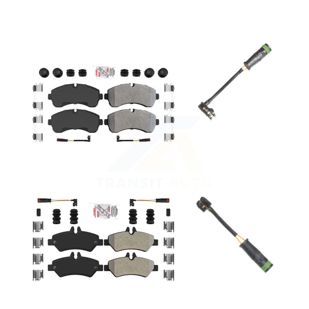 AmeriBRAKES - KNW-100149 - Front and Rear Disc Brake Pad Kits image 1