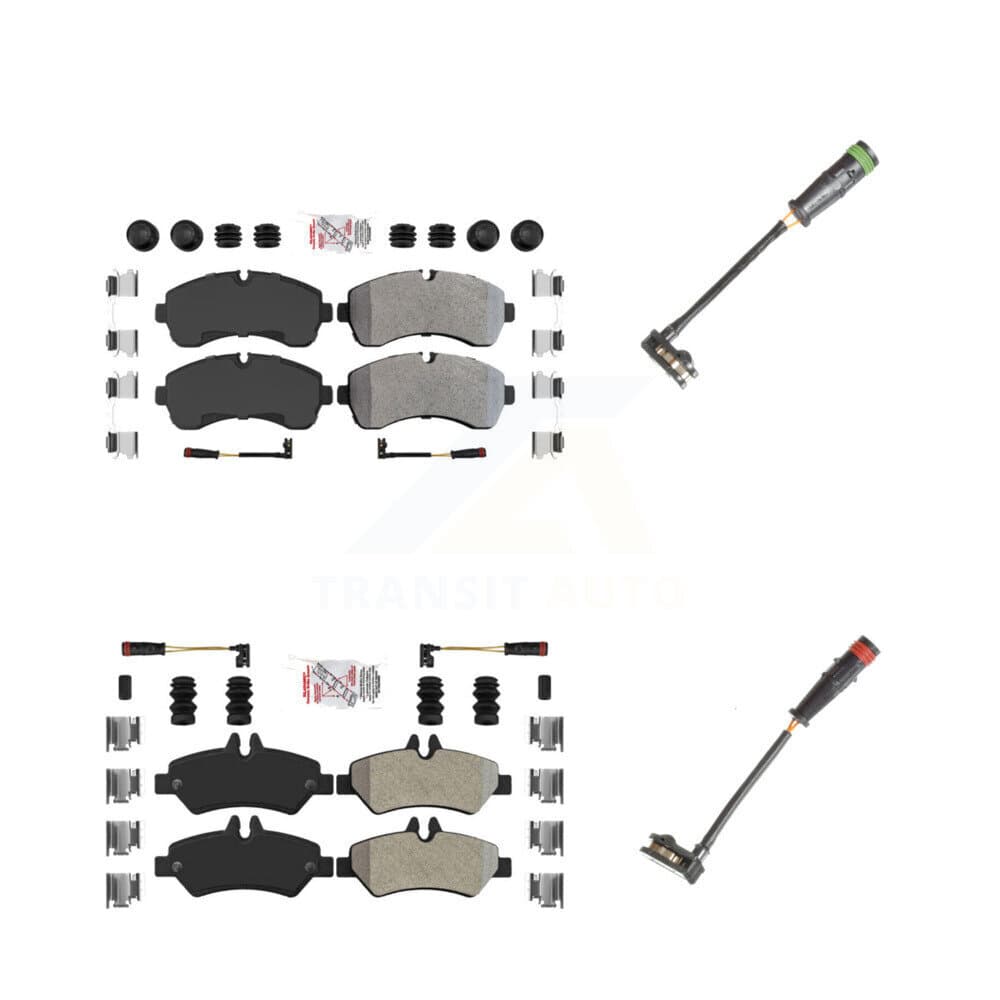 AmeriBRAKES - KNW-100153 - Front and Rear Disc Brake Pad Kits image 1