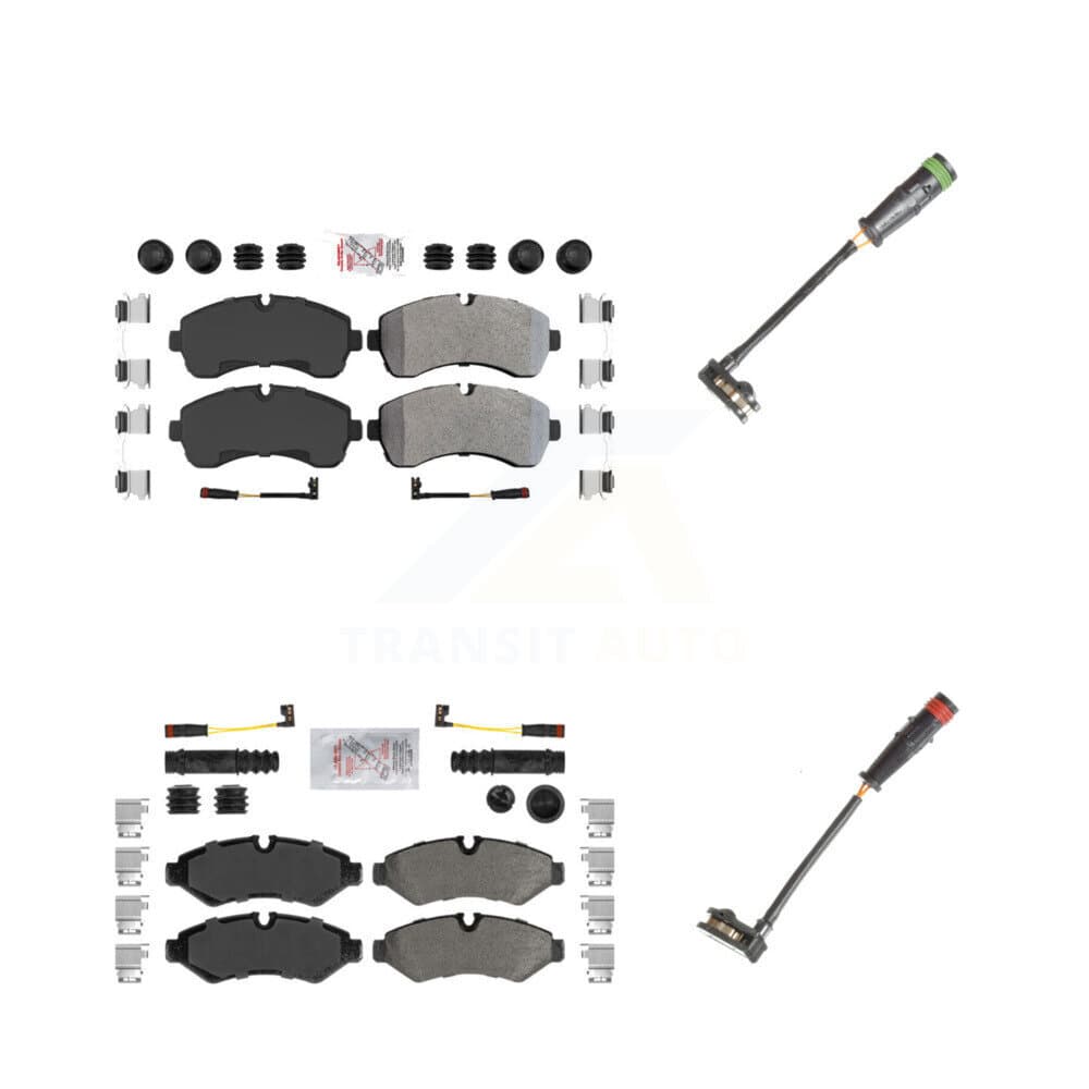 AmeriBRAKES - KNW-100159 - Front and Rear Disc Brake Pad Kits image 1