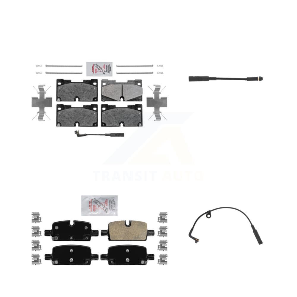 AmeriBRAKES - KNW-100172 - Front and Rear Disc Brake Pad Kits image 1