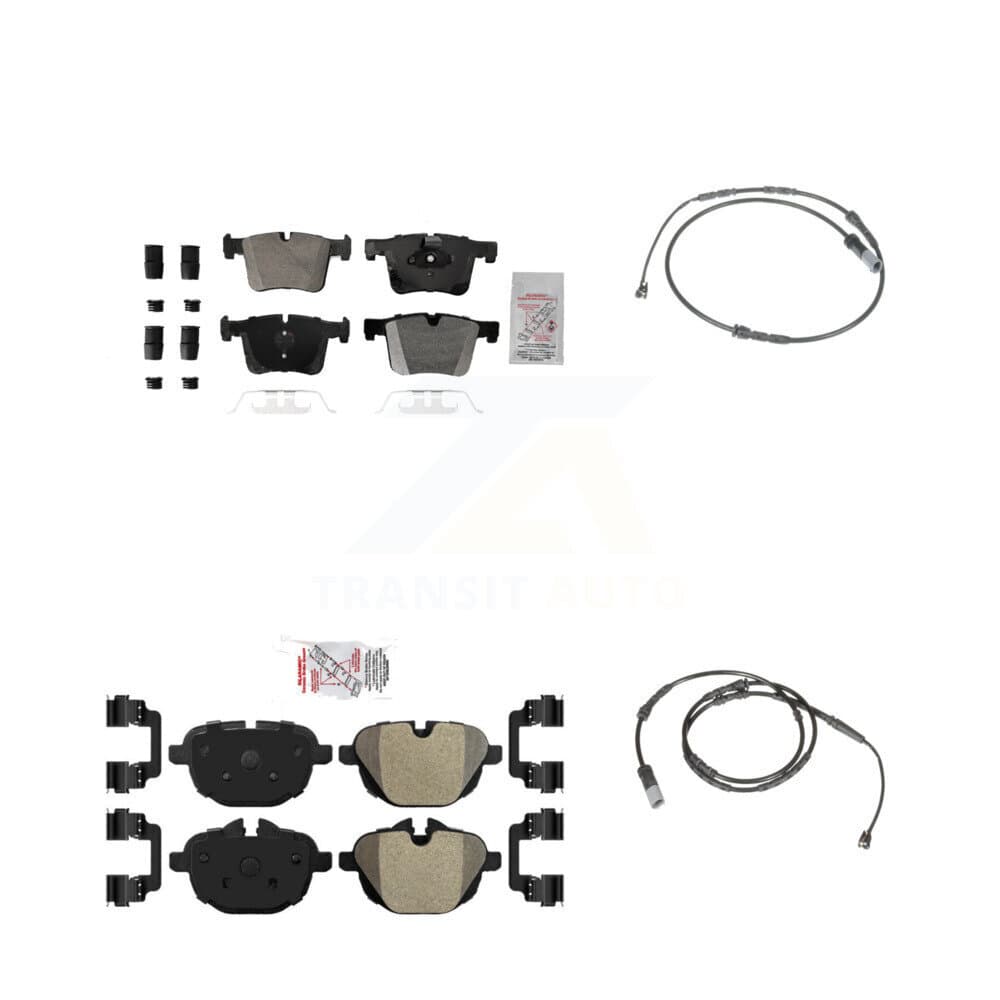 AmeriBRAKES - KNW-100186 - Front and Rear Disc Brake Pad Kits image 1