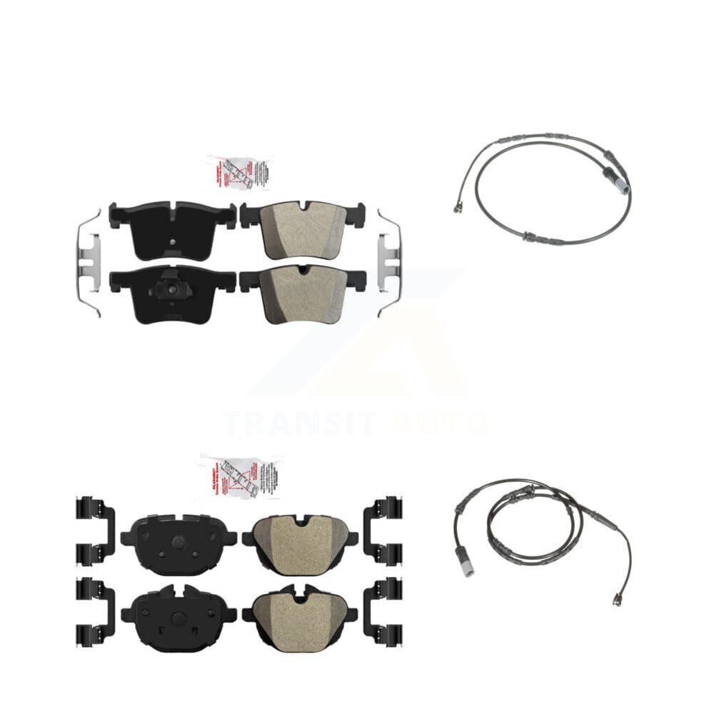 AmeriBRAKES - KNW-100187 - Front and Rear Disc Brake Pad Kits image 1