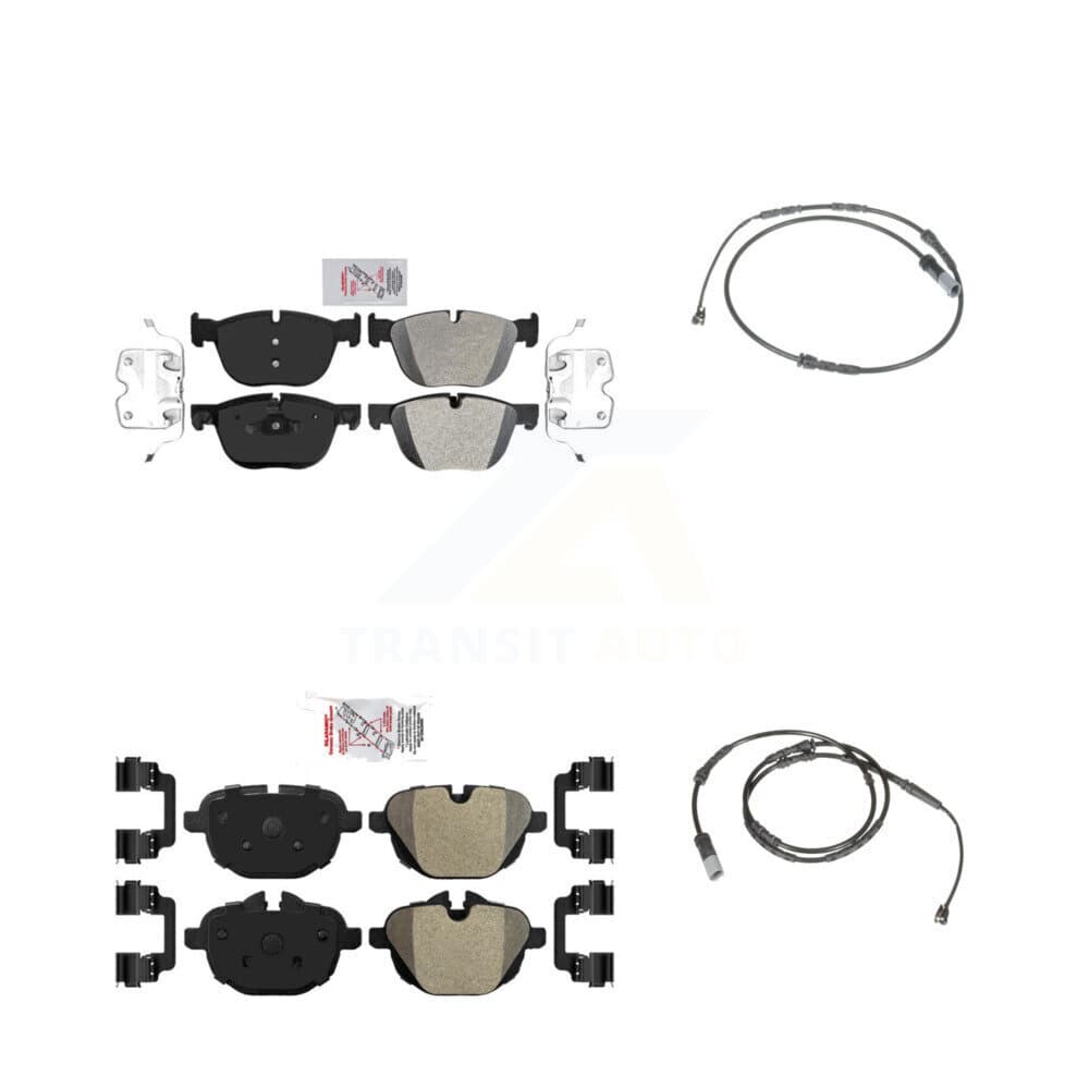 AmeriBRAKES - KNW-100188 - Front and Rear Disc Brake Pad Kits image 1