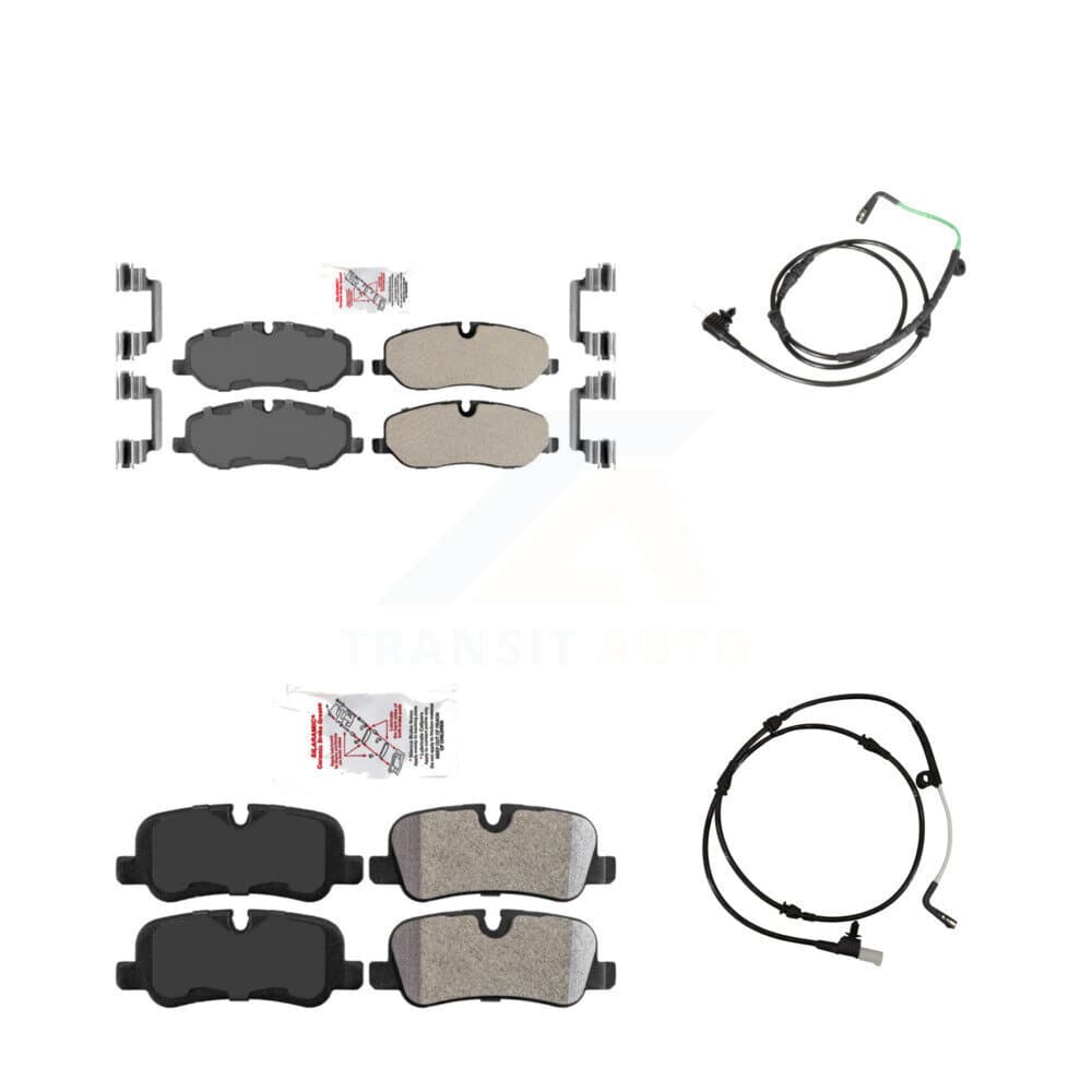 AmeriBRAKES - KNW-100193 - Front and Rear Disc Brake Pad Kits image 1