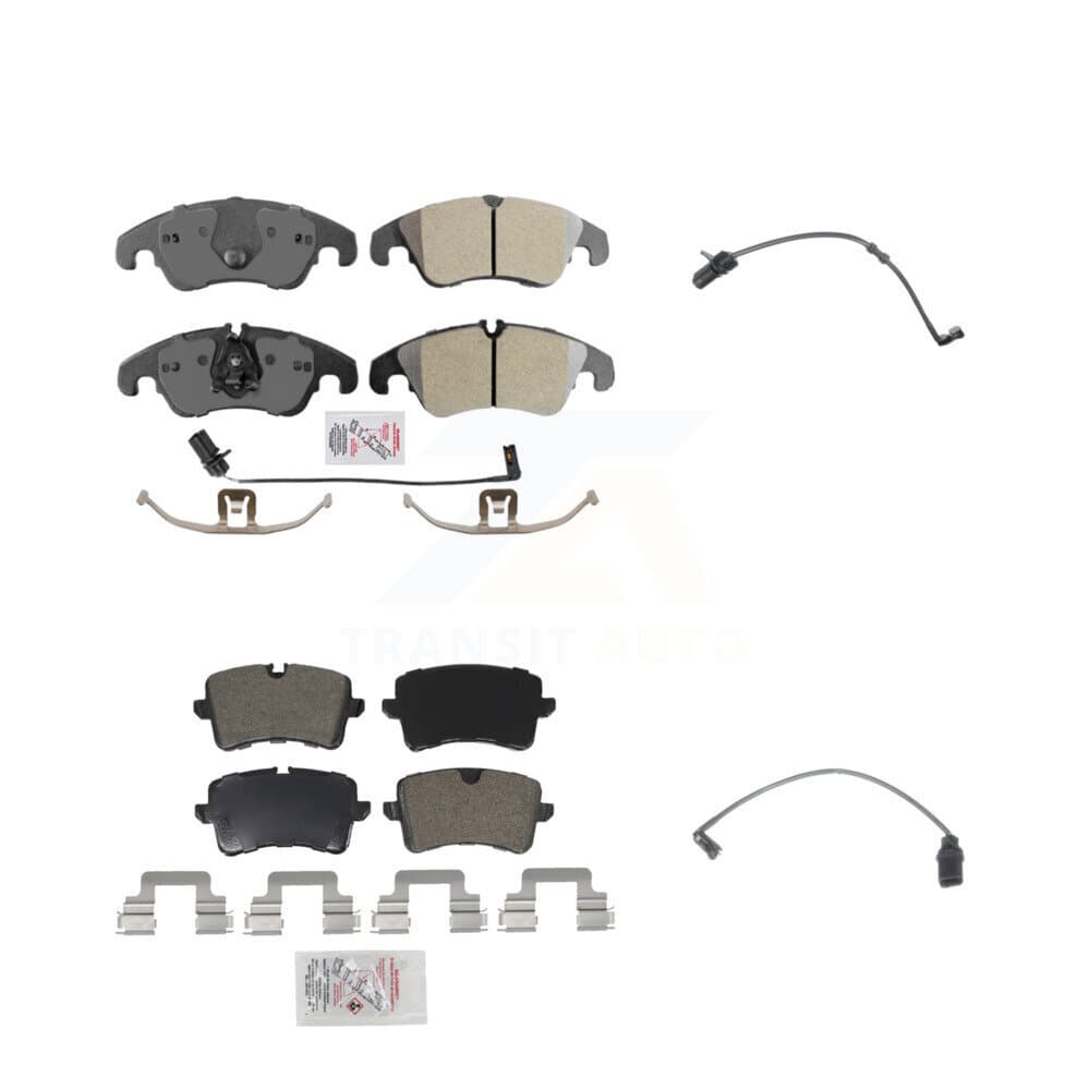 AmeriBRAKES - KNW-100194 - Front and Rear Disc Brake Pad Kits image 1