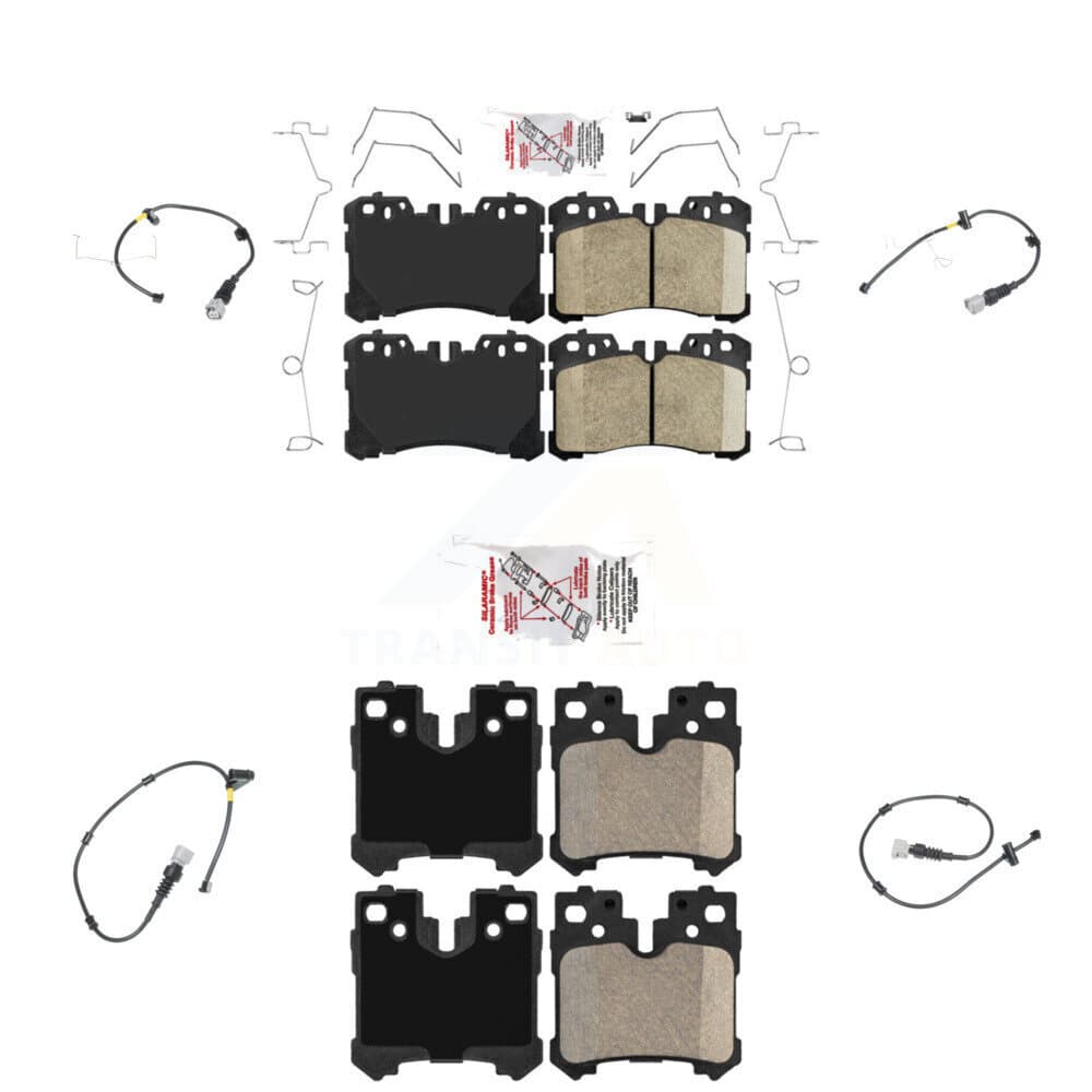 AmeriBRAKES - KNW-100196 - Front and Rear Disc Brake Pad Kits image 1