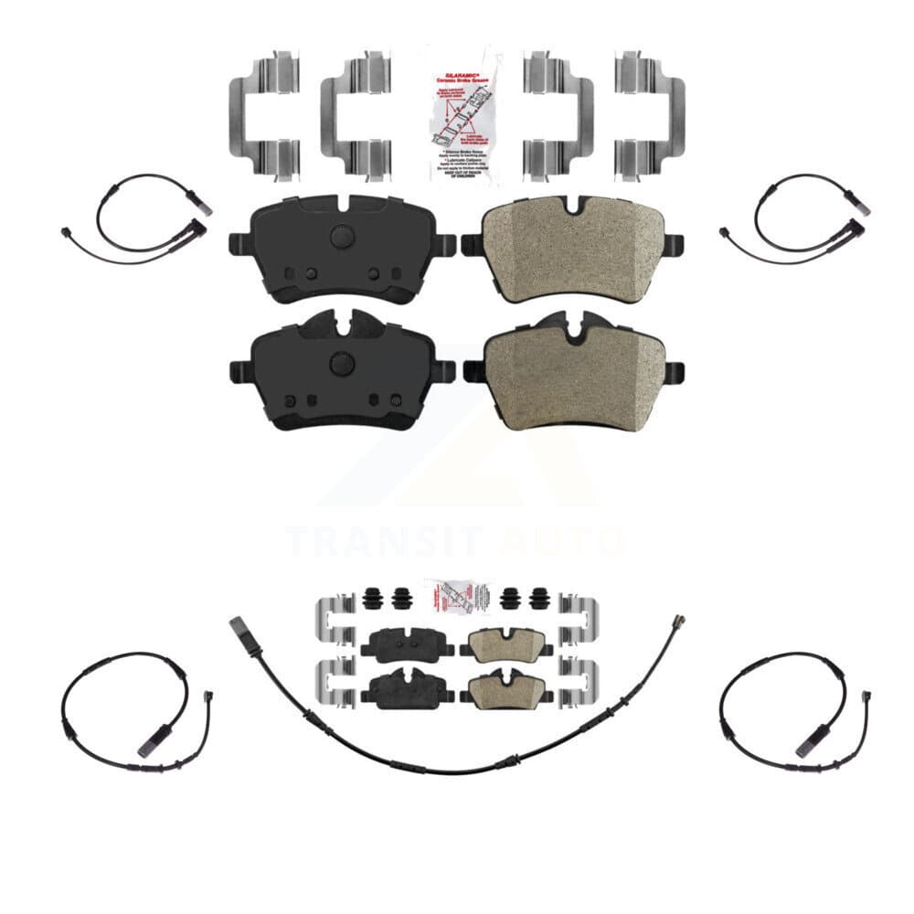 AmeriBRAKES - KNW-100216 - Front and Rear Disc Brake Pad Kits image 1