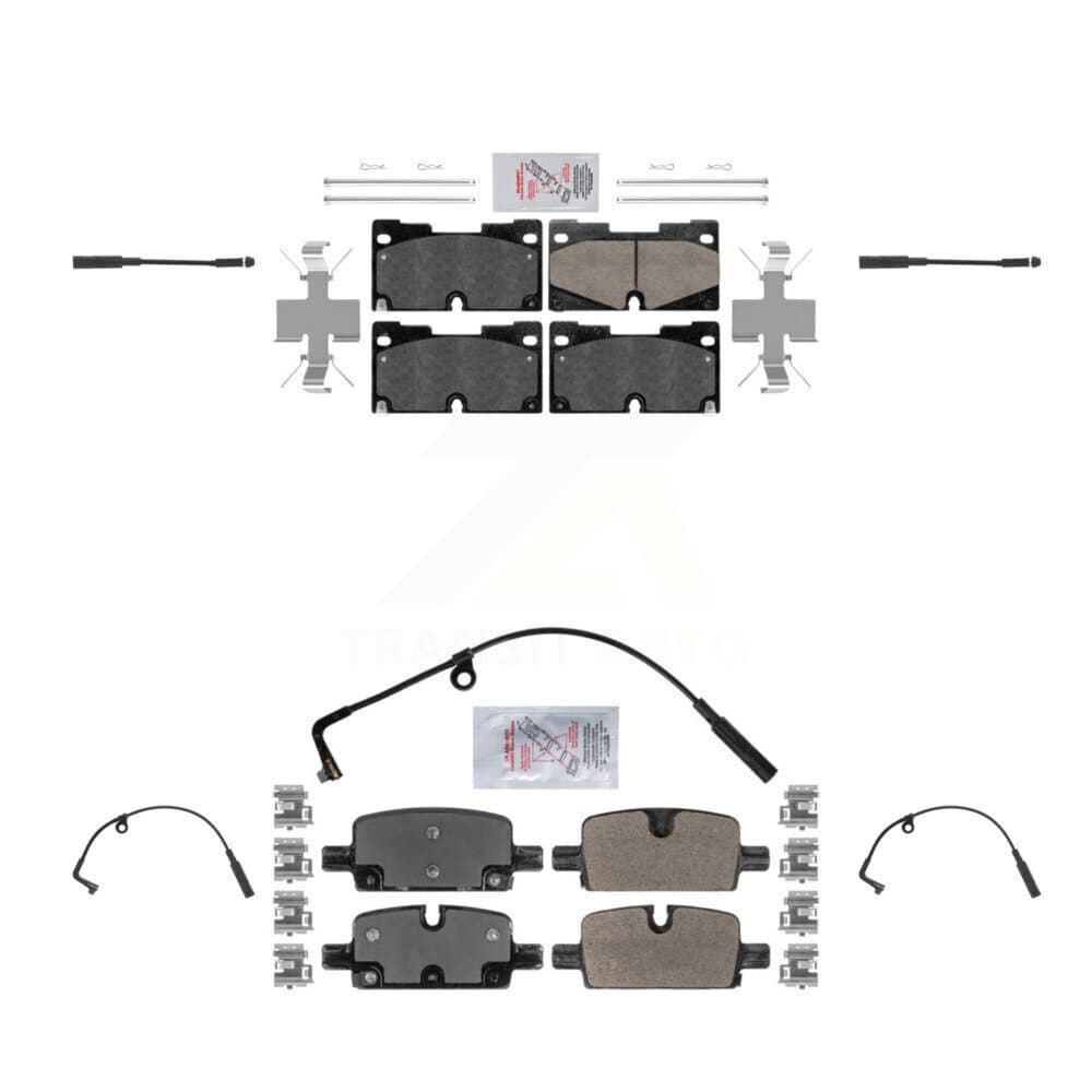 AmeriBRAKES - KNW-100235 - Front and Rear Disc Brake Pad Kits image 1