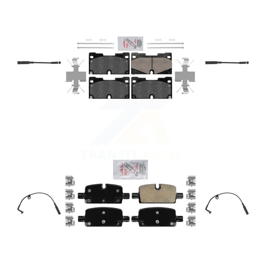 AmeriBRAKES - KNW-100236 - Front and Rear Disc Brake Pad Kits image 1