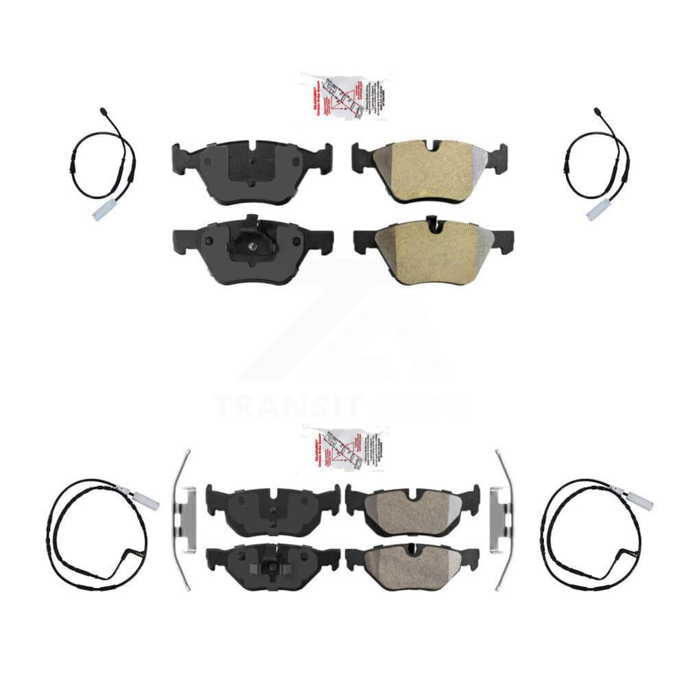 AmeriBRAKES - KNW-100238 - Front and Rear Disc Brake Pad Kits image 1
