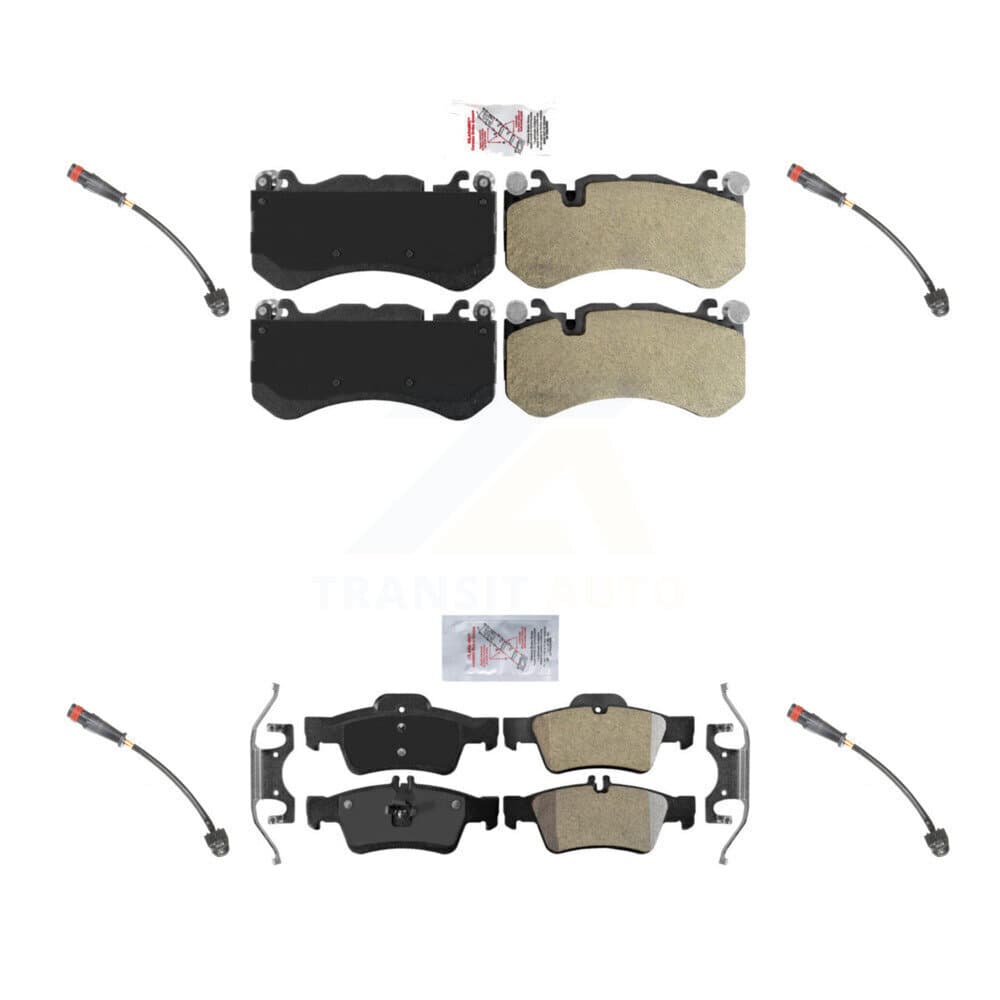 AmeriBRAKES - KNW-100279 - Front and Rear Disc Brake Pad Kits image 1
