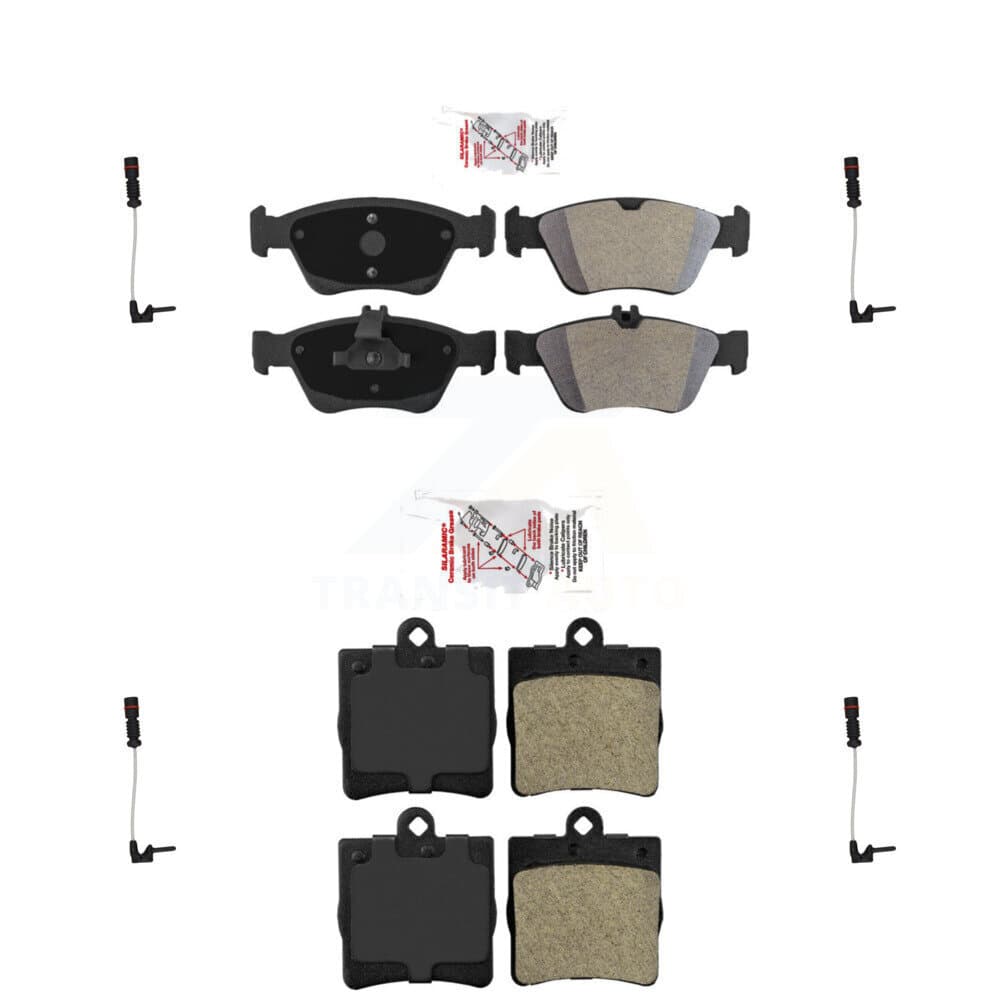 AmeriBRAKES - KNW-100284 - Front and Rear Disc Brake Pad Kits image 1