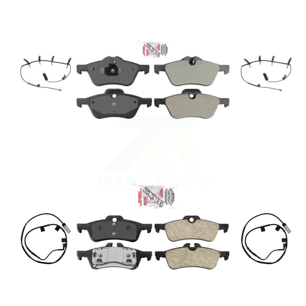 AmeriBRAKES - KNW-100295 - Front and Rear Disc Brake Pad Kits image 1
