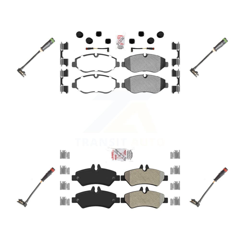 AmeriBRAKES - KNW-100298 - Front and Rear Disc Brake Pad Kits image 1