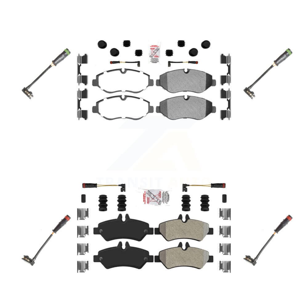 AmeriBRAKES - KNW-100299 - Front and Rear Disc Brake Pad Kits image 1