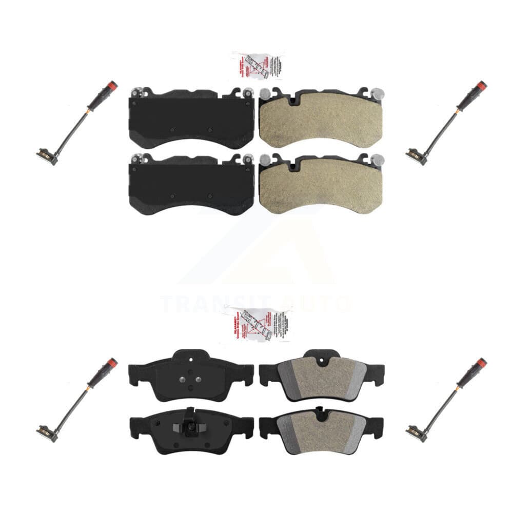 AmeriBRAKES - KNW-100302 - Front and Rear Disc Brake Pad Kits image 1