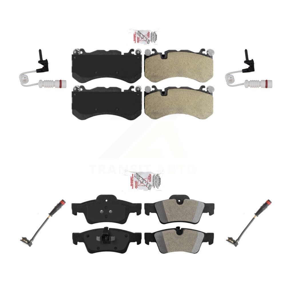 AmeriBRAKES - KNW-100303 - Front and Rear Disc Brake Pad Kits image 1