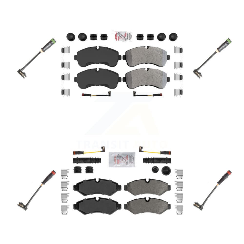 AmeriBRAKES - KNW-100305 - Front and Rear Disc Brake Pad Kits image 1