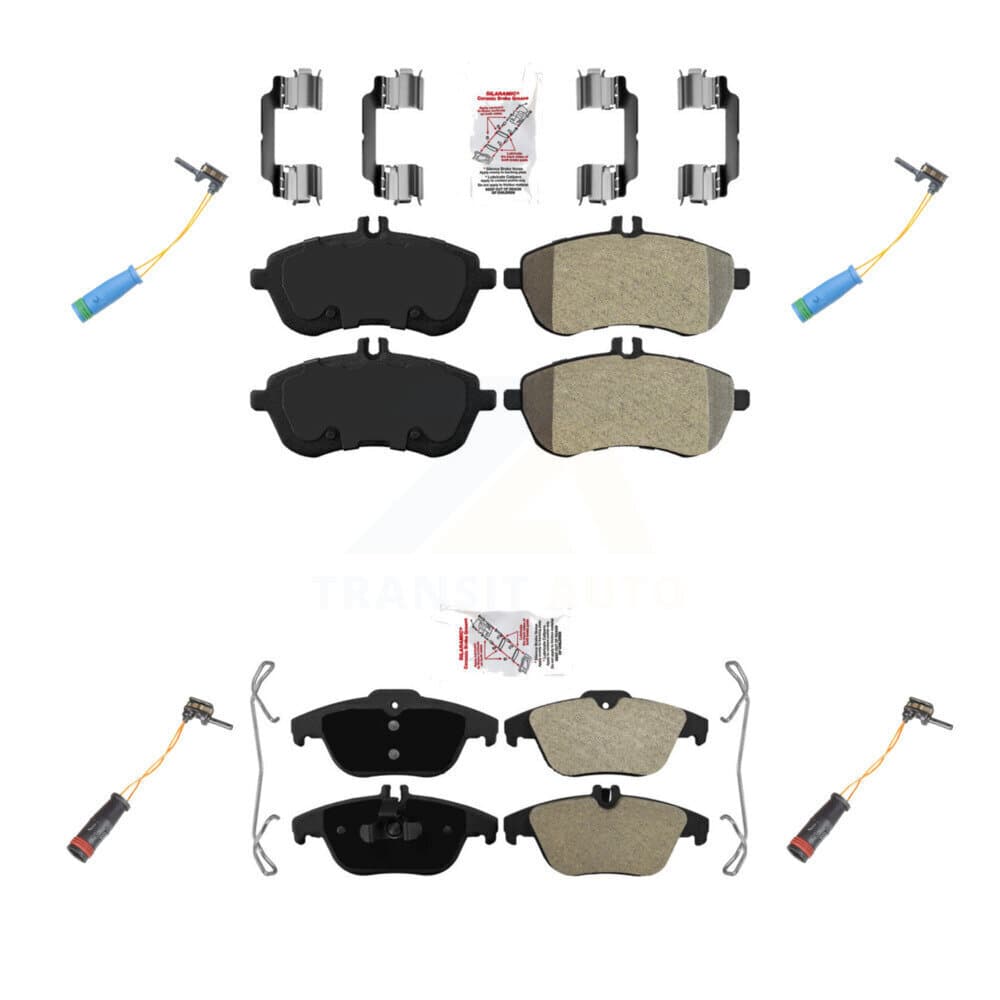 AmeriBRAKES - KNW-100317 - Front and Rear Disc Brake Pad Kits image 1