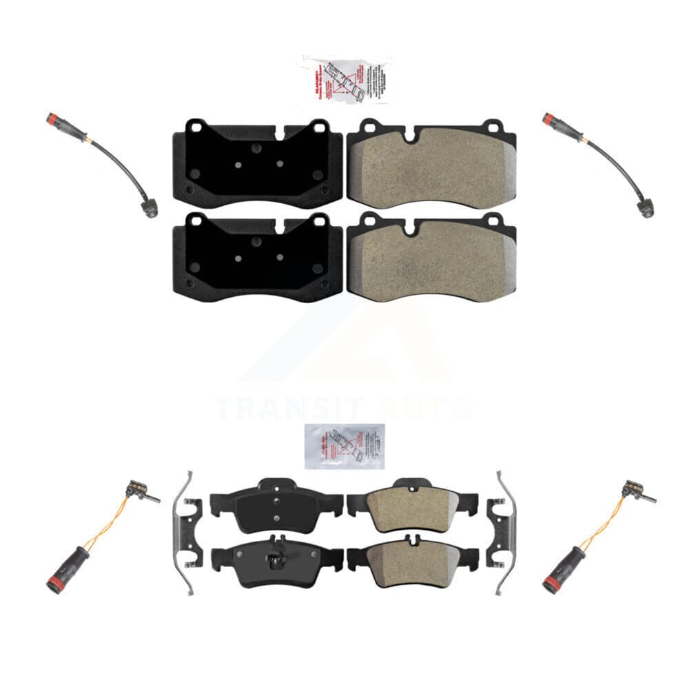 AmeriBRAKES - KNW-100323 - Front and Rear Disc Brake Pad Kits image 1