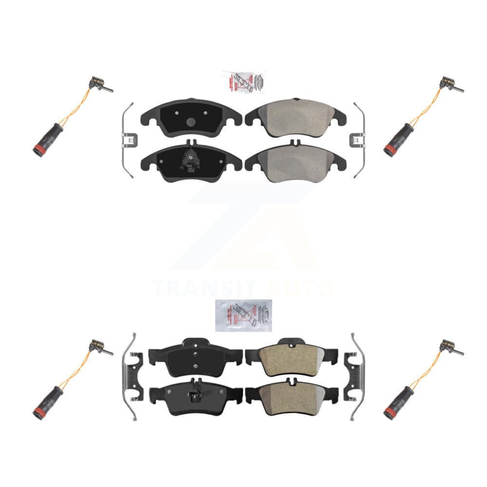 AmeriBRAKES - KNW-100325 - Front and Rear Disc Brake Pad Kits image 1