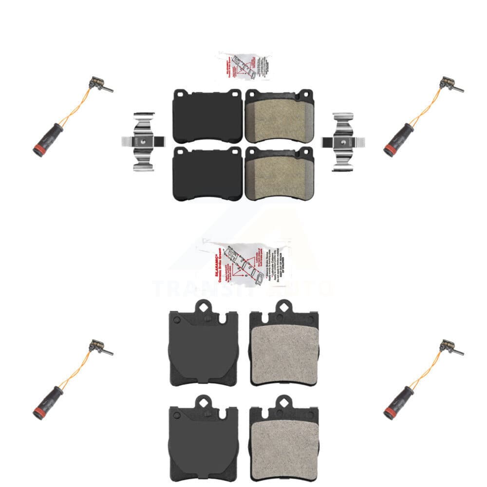 AmeriBRAKES - KNW-100333 - Front and Rear Disc Brake Pad Kits image 1